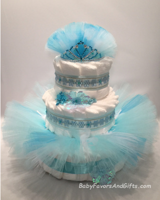 Frozen Elsa Diaper Cake